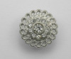 New Rhinestone Zinc Alloy and Sewing Buttons for Clothing