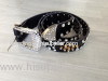 Ladies'fashion Studded PU Belt with Pin Buckle