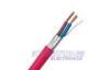 Shielded FRLS Fire Resistant Cable with Copper Conductor , Low Smoke Alarm Cable