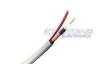 OUTDOOR CCA CCTV Coaxial Cable , 20.75mm2 MESSENGER White Cables