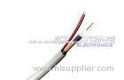 OUTDOOR CCA CCTV Coaxial Cable , 20.75mm2 MESSENGER White Cables