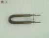 Electrolysis oven Fin immersion heating element For Gas , Flanged Heater