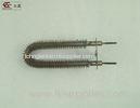 Electrolysis oven Fin immersion heating element For Gas , Flanged Heater