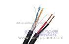24AWG Solid BC Security Camera Cables with 2C 18AWG Siamese / PVC Jacket