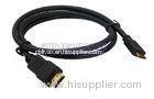 19P Male Pin Gold HDMI to HDMI Cable in Insulator Type , 1080P HDMI1.4 Cables