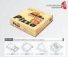 Professional Custom Kraft 7 Inch / 8 Inch Pizza Box With OEM Color Printing