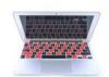 Black Red Silicone Laptop Keyboard Protective Film For iPad Air / iPad 5