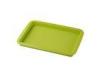 Green Rectangle Silicone Baking Pans , Food Grade Silicone Pans For Baking