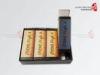Golf Packaging Printing Corrugated Cardboard Boxes With Gold Hot Stamping