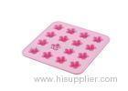 Food Grade Silicone Baking Mould For Cake / Muffin With 16 Cavities Flower