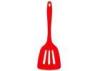 Red Kitchen Silicone Slotted Turner , Food Grade Silicone Cooking Utensil Sets