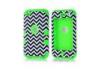 Apple iPod Touch 4 Cases , Silicone Hybird Chevron Pattern Protective Case