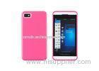 Blackberry Z10 TPU Phone Case Pink Transparent Crystal Skin Case Cover With RoHs