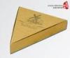 Triangle Shaped Cardboard Pizza Boxes Flexo Printing Pizza Packaging