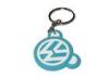 Stylish Custom Silicone Keychains For Men , Personalized Silicone Keyring