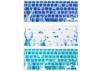 Waterproof Silicone Keyboard Covers For Apple Macbook 13 Inch / 15 Inch Sea World