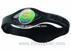 Durable Power Balance Silicone Wristband Bracelets , OEM Custom