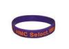 Debossed And Color Filled Silicone Wristbands Custom Silicone Products