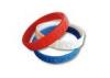 1 Inch Silicone Bracelets Custom Silicone Products With Debossed Color Fill In Logo