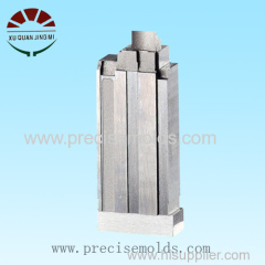 Plastic connector mold cavity insert process