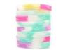 Colorful Swirl Silicone Wristbands Custom Silicone Products , Personalised