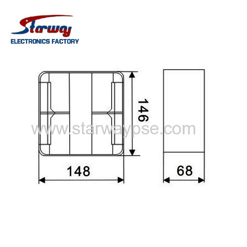 100W or 150W Police Square Siren Speaker