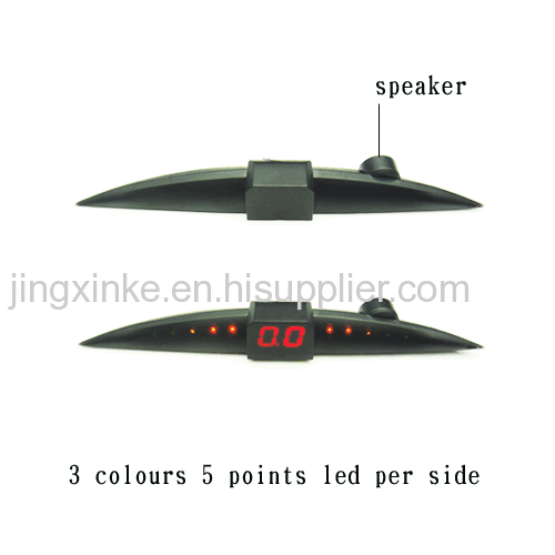 3 colours 5 points led digital display 2 sensor probes low price bibibi buzzer humen voice speaker parking sensor system