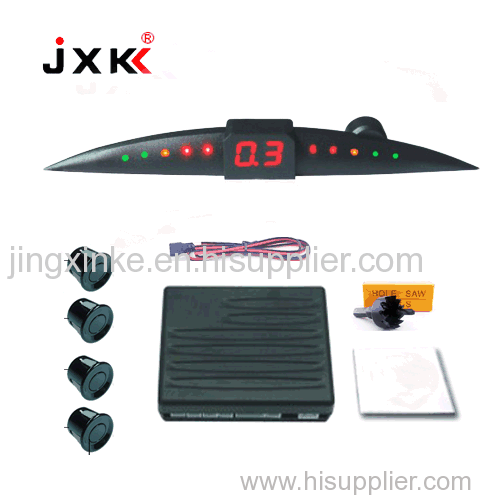 3 colours 5 points led digital display 4 sensor probes low price bibibi buzzer humen voice speaker parking sensor system