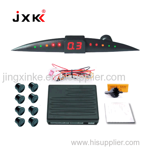 3 colours 5 points led digital display 8 sensor probes low price bibibi buzzer humen voice speaker parking sensor system