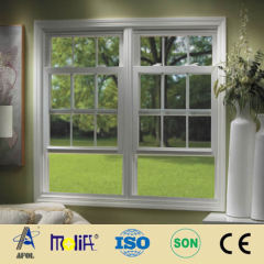 AFOL-Double leaf single hung aluminum window