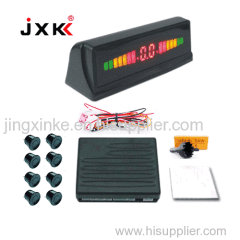 8 sensor probe 5 sections 3 colours universal led digital display screen humen voice or buzzer car parking sensor system