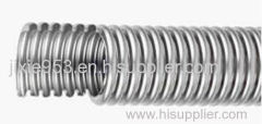 Low pressure flexible corrugated metal hose for static applications