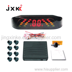 cambered surface 3 colours arrays led digital display 8 sensor probes with on-off switch buzzer auto parking assistant