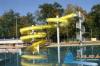 Aqua Park Equipment 8m Fiberglass Spiral Swimming Water Pool Slides