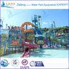 Fiber glass Water Park Equipments Aqua tower 18m