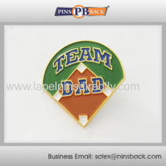 Metal soft enamel pin badges