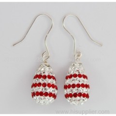 925 Sterling Silver Earring with Preciosa Crystal