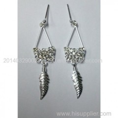 925 Sterling Silver Earring with Preciosa Crystal