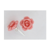 925 Sterling Silver Earring with Synthetic Coral