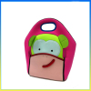 Cute neoprene lightweight school cooler bag animal kids lunch bag