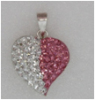 925 Sterling Silver Pendant with Preciosa Crystal