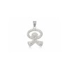 925 Sterling Silver Pendant with Preciosa Crystal