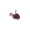 925 Sterling Silver Pendant with Preciosa Crystal