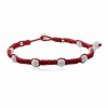 925 Sterling Silver Shamballa Style Bracelet with Preciosa Crystal