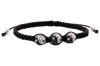 925 Sterling Silver Shamballa Style Bracelet with Preciosa Crystal