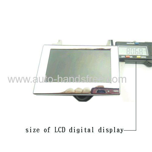 12V car use LCD digital display screen 2 sensors front and rear buzzer and humen voice auto garage parking sensor system