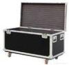 Black Plastic 6u Flight Cases For Speaker , Metal Tool Case