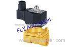 Square Coil CKD 2 Way Brass Zinc Alloy Electrical Water Solenoid Valves 2W160-15