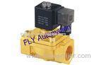 EPDM or VITON Sealed Brass Zinc 2 way Electric Water Solenoid Valves PU220-06