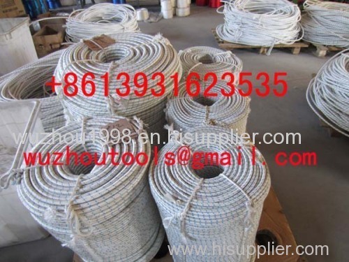 Hollow braided utility line Diamond braided Polypropylene utility line